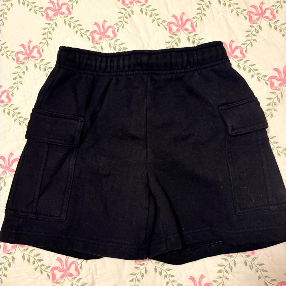 TNA Black Sweatfleece Shorts